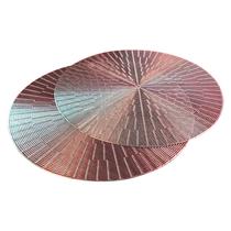 Jogo Americano Mesa Posta Mesa Redondo Linha Luxo Tamanho Grande Modelo Egípcio em PVC Jogo Americano Mesa Posta Mesa Redondo Linha Luxo Tamanho Grande Modelo Egípcio em PVC