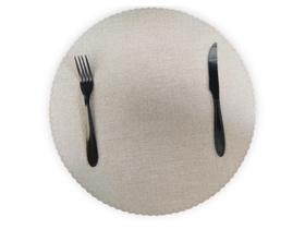 Jogo Americano Mesa Posta Tecido Redondo Linha Luxo Tamanho Jogo Americano Mesa Posta Tecido Redondo Linha Luxo Tamanho