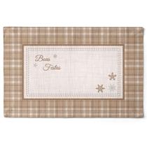 Jogo Americano Natalino Boas Festas 066 48x30,5cm 2Und Jogo Americano Natalino Boas Festas 066 48x30,5cm 2Und
