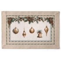 Jogo Americano Natalino Encanto Das Pinhas 48X30,5Cm 2Und