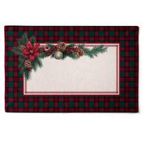 Jogo Americano Natalino Noite Feliz 065 48x30,5cm 2Und Jogo Americano Natalino Noite Feliz 065 48x30,5cm 2Und