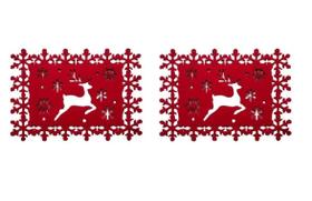 Jogo Americano Natalino Rena Decoração De Natal