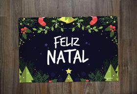 Jogo Americano Neoprene Decorativo Natal Boas Festas Final do Ano Jogo Americano Neoprene Decorativo Natal Boas Festas Final do Ano