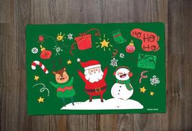 Jogo Americano Neoprene Decorativo Natal Boas Festas Final do Ano Jogo Americano Neoprene Decorativo Natal Boas Festas Final do Ano