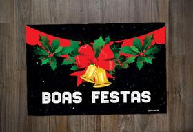 Jogo Americano Neoprene Decorativo Natal Boas Festas Final do Ano