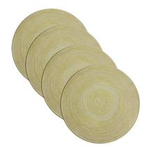 Jogo Americano Nia Piauí 38cm Vermelho 4 Peças Marfim