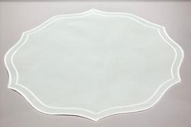 Jogo americano nylon bordado branco Jogo americano nylon bordado branco