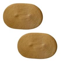 Jogo Americano Oval Requinte Mostarda 45 cm - 2 Peças