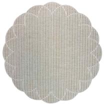 Jogo Americano Palha Natural 40cm C/ Bordado Cru