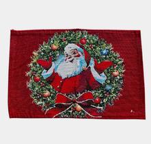 Jogo Americano Papai Noel Mesa Posta 4 Unid. Decoraçao Natal Jogo Americano Papai Noel Mesa Posta 4 Unid. Decoraçao Natal