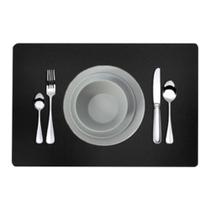 Jogo Americano Para 6 Lugares mesa jantar couro + porta copo