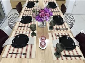 Jogo americano para mesa de jantar 06 peças