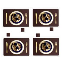 Jogo Americano Para Mesa De Jantar 30 Unidades + Apoio Copo Jogo Americano Para Mesa De Jantar 30 Unidades + Apoio Copo