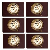 Jogo Americano Para Mesa De Jantar 40 Unidades + Apoio Copo