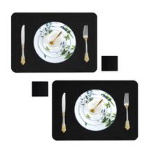 Jogo americano para mesa de jantar 6 unidades + apoio copo