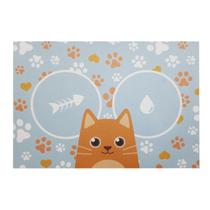 Jogo Americano Pet Tapete Pvc Comedouro 35X50Cm - Cão E Gato