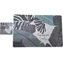 Jogo Americano Plantas 12 Pcs de plástico 35Cm D0406