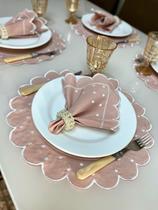 Jogo Americano Poa Souplast Guardanapo Bordado Vários Modelos