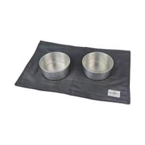 Jogo Americano Porta Comerouro Clean Grafite Jogo Americano Porta Comerouro Clean Grafite