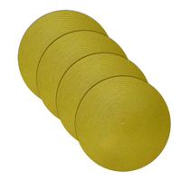 Jogo americano pvc manaus 38c redondo 4pcs - Niazitex