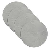 Jogo americano pvc manaus 38c redondo 4pcs