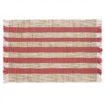 Jogo Americano Rami Listras Avulso Terracota Jogo Americano Rami Listras Avulso Terracota