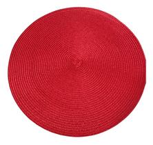 Jogo Americano Redondo 1 Lugar Mesa Posta Sousplat Supla