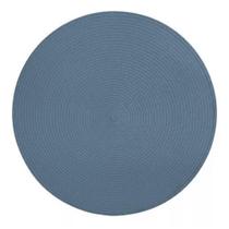 Jogo Americano Redondo 1 Unidade 38Cm Azul