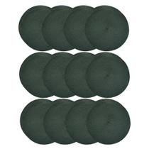 Jogo Americano Redondo 12 Lugares Fresno Espiral Verde Militar Sousplat PP 39cm Lyor Jogo Americano Redondo 12 Lugares Fresno Espiral Verde Militar Sousplat PP 39cm Lyor