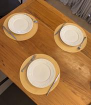 Jogo Americano Redondo 4 Lugar Mesa Posta Sousplat Supla Jogo Americano Redondo 4 Lugar Mesa Posta Sousplat Supla