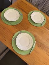 Jogo Americano Redondo 6 Lugar Mesa Posta Sousplat Supla