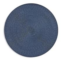 Jogo Americano Redondo Azul Marinho