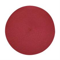 Jogo Americano Redondo Fresno Espiral Cereja 38cm Unidade - Lyor Jogo Americano Redondo Fresno Espiral Cereja 38cm Unidade - Lyor
