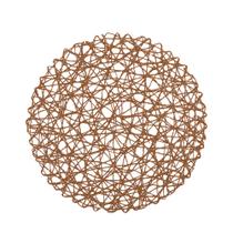 Jogo Americano Redondo Vizapi 38cm Trama Marrom Fendi