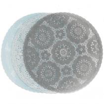Jogo Americano Renda Redondo 38 Cm Em Pvc Transparente Jogo Americano Renda Redondo 38 Cm Em Pvc Transparente