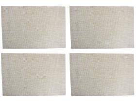 Jogo Americano Retangular 01 Peça Barroco bege