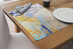 Jogo Americano Retangular 4 Lugares - Mesa Posta G00060