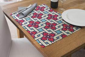 Jogo Americano Retangular 4 Lugares - Mesa Posta G00073