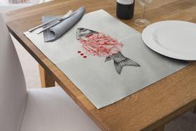 Jogo Americano Retangular 4 Lugares - Mesa Posta G00085