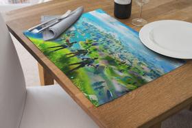 Jogo Americano Retangular 4 Lugares - Mesa Posta G00093