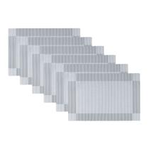 Jogo Americano Retangular 6 Lugares PVC Flexível Mesa Posta