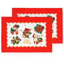 Jogo Americano Retangular Athenas Natal 111 - Dohler Jogo Americano Retangular Athenas Natal 111 - Dohler