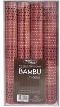 Jogo Americano Retangular de Bambu 30x44cm - Jolitex Ternille 4 Peças Jogo Americano Retangular de Bambu 30x44cm - Jolitex Ternille 4 Peças