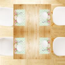 Jogo Americano Retangular Dia Das Mães Kit 4 Pçs Mesa Posta Jogo Americano Retangular Dia Das Mães Kit 4 Pçs Mesa Posta