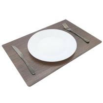 Jogo Americano Retangular Impermeável 6 Peças Sousplat Mesa Posta Jantar 30x45cm