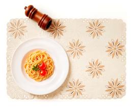 Jogo Americano Retangular Impermeável Floral Sala Mesa Posta