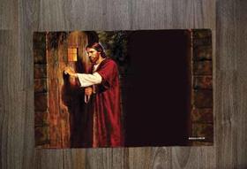 Jogo Americano Retangular Neoprene Estampas Evangélico Católico