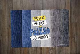 Jogo Americano Retangular Neoprene Paizão Meu Herói