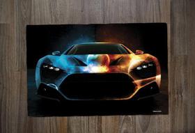 Jogo Americano Retangular Neoprene Personalizado Carro Tunado Tunnig