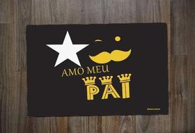 Jogo Americano Retangular Neoprene Personalizado p/ Pai Time